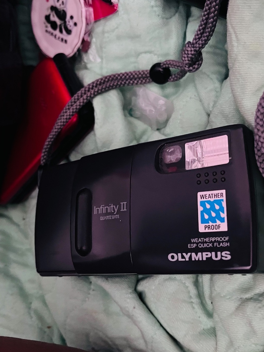 Vintage Olympus Infinity II Quartz Date Weatherproof 35mm Film Camera